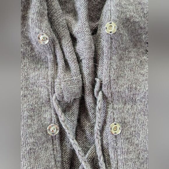 Odd Molly Alpaca Wool Fringe Cardigan Sweater sz MD EUC - Picture 11 of 14